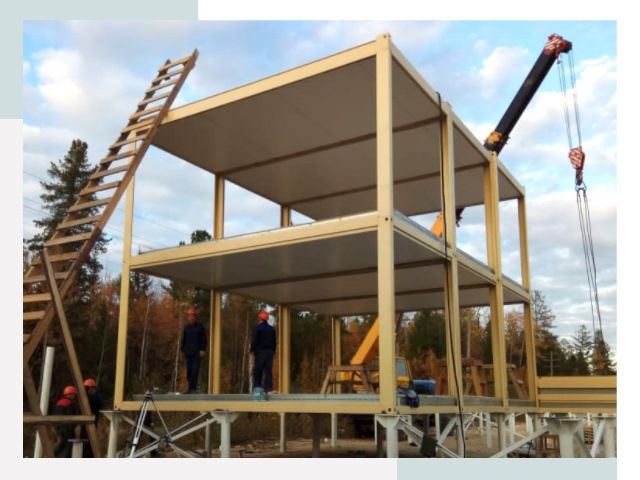 Строительство модульных здания Котельники