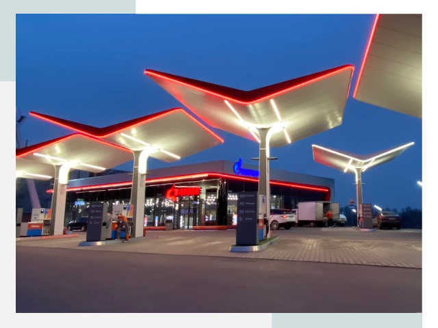 Навесы для АЗС в Котельниках