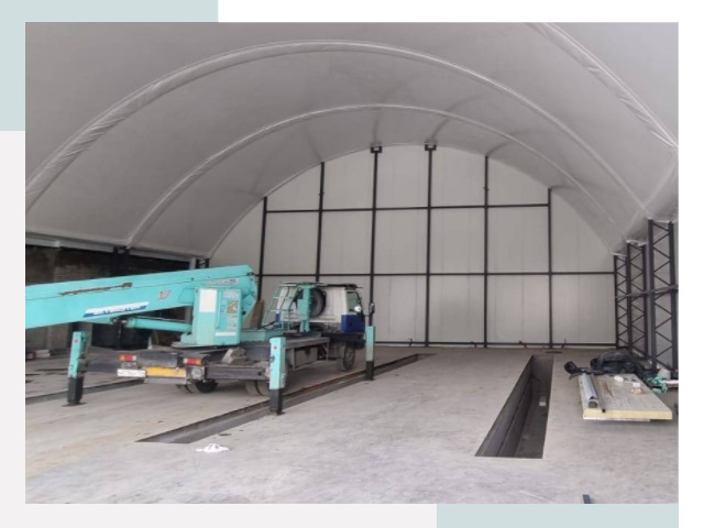 Внутреннее оснащение ангаров в Котельниках