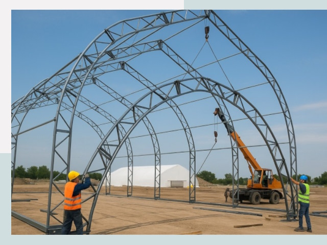 Монтаж ангаров в Котельниках от 637 руб. - Надежно и быстро